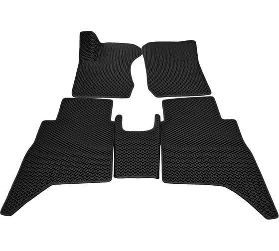 Изображение товара Автомобильные коврики черные ООО ПКФ Сварком с черной окантовкой EVA в салон комплект 5 шт. Great Wall Poer (2019 - 2024) р23030