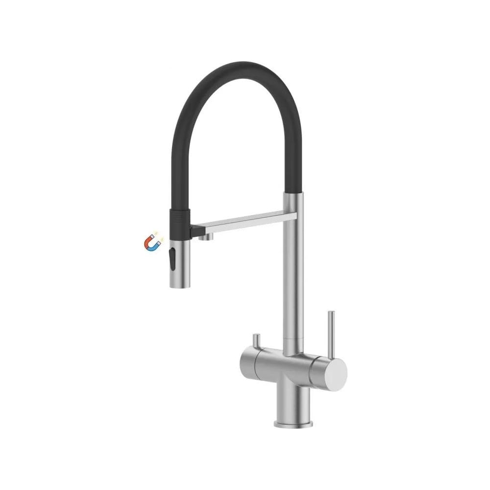 Изображение товара Смеситель для кухни под фильтр ViEiR магнитный сатин V15019