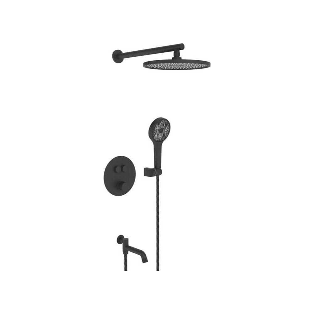 Изображение товара Встроенный термостатический смеситель ViEiR V25005-3S матовое золото