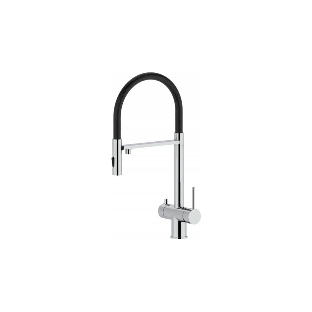 Изображение товара Смеситель для кухни ViEiR V15019-L магнитный хром/черный