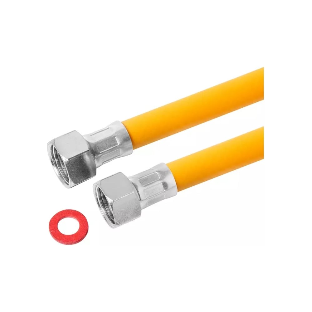 Изображение товара ПВХ армированный газовый шланг ViEiR 2. 5м 1/2 гайка-гайка для газовых плит и котлов