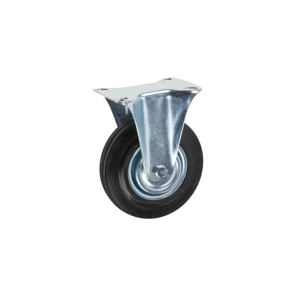 Изображение товара Опора колёсная STARFIX d-125мм неповоротная резиновая SMF-76430-1 для мебели