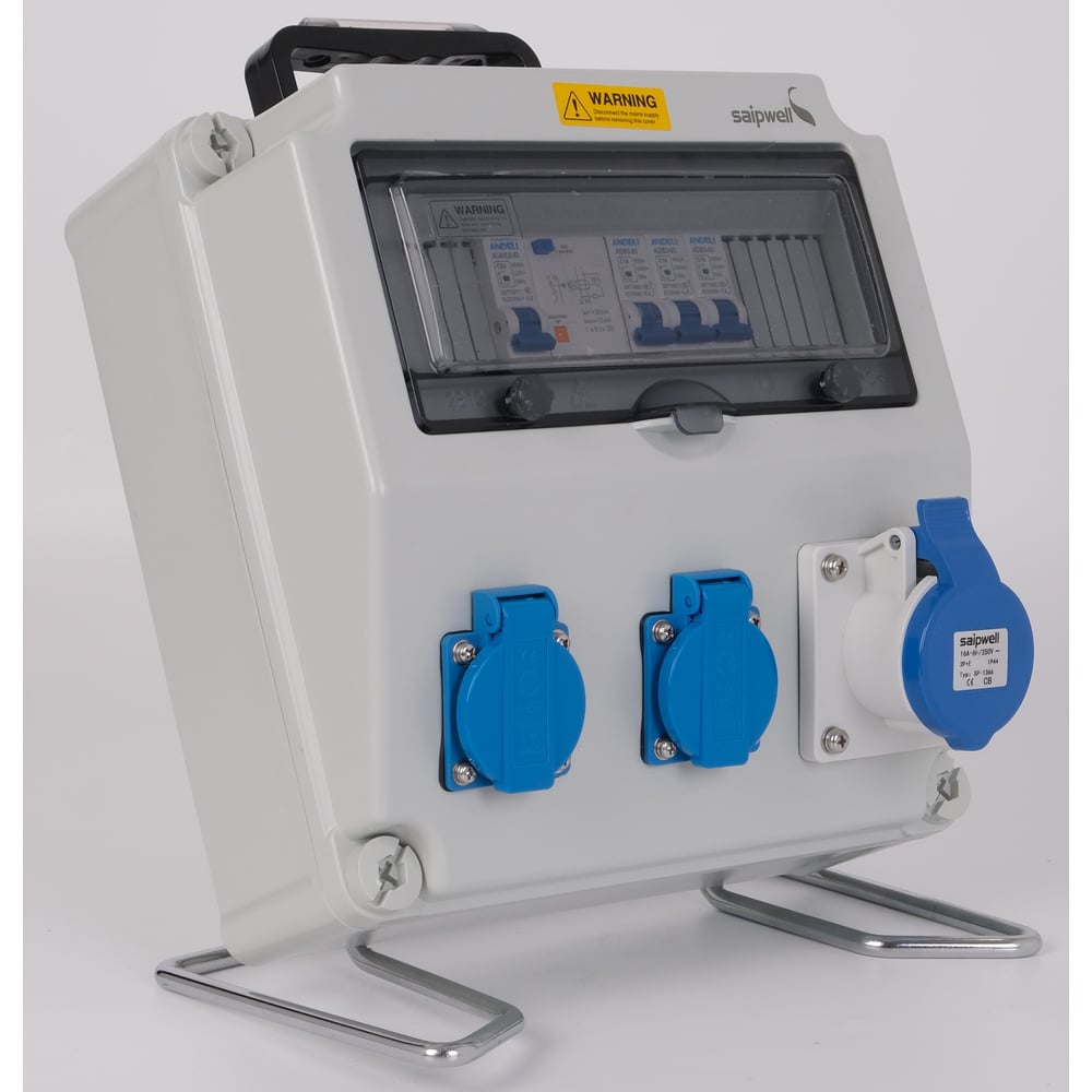 Изображение товара Переносное распределительное устройство SAIPWELL 3 розетки IP44