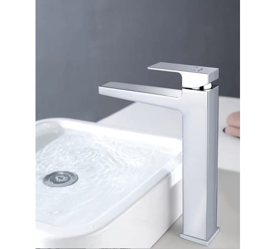 Изображение товара Смеситель для раковины-чаши однорычажный ViEiR хром высокий для умывальника-чаши V393512