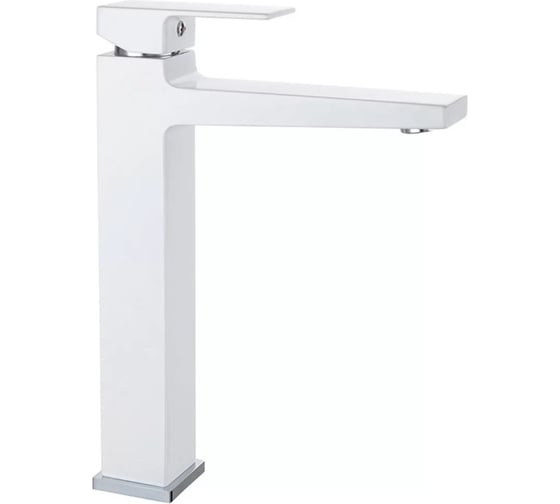 Изображение товара Смеситель для раковины-чаши однорычажный ViEiR белый высокий для умывальника-чаши V393512-F