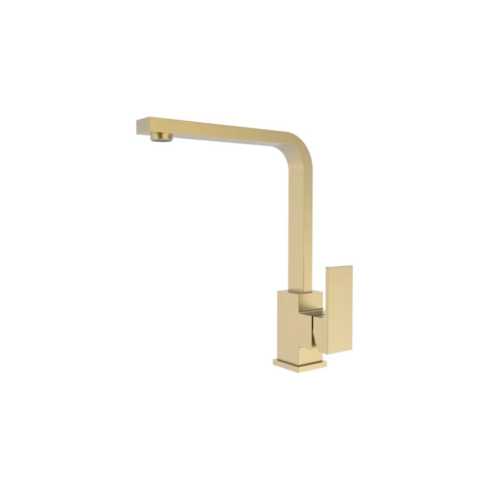 Изображение товара Смеситель для кухни однорычажный высокий ViEiR матовое золото V393521-S