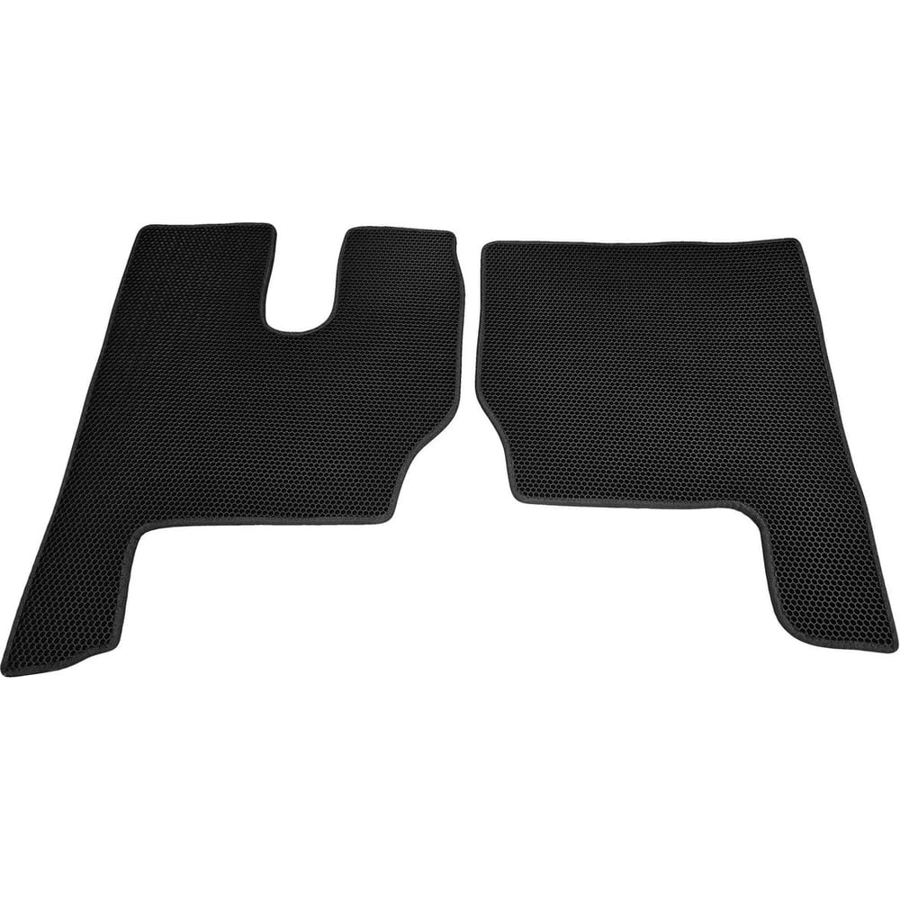 Изображение товара Автомобильные коврики черные из EVA для SHACMAN F2000 / F3000, 2 шт.