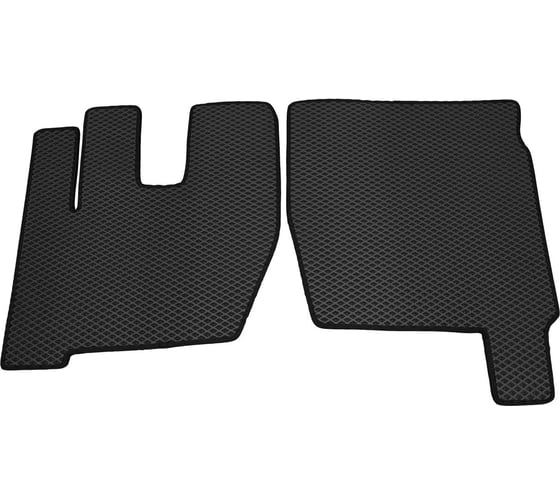 Изображение товара Автомобильные коврики черные ООО ПКФ Сварком с черной окантовкой EVA на самосвал 2 шт. SHACMAN X3000 р23053