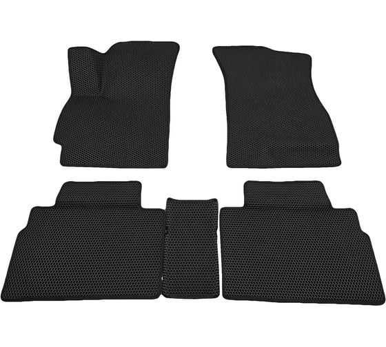 Изображение товара Автомобильные коврики черные ООО ПКФ Сварком с черной окантовкой EVA в салон комплект 5 шт. Kaiyi X3 / Kaiyi X3 Pro (2020-2024) Кайи Каи р23050