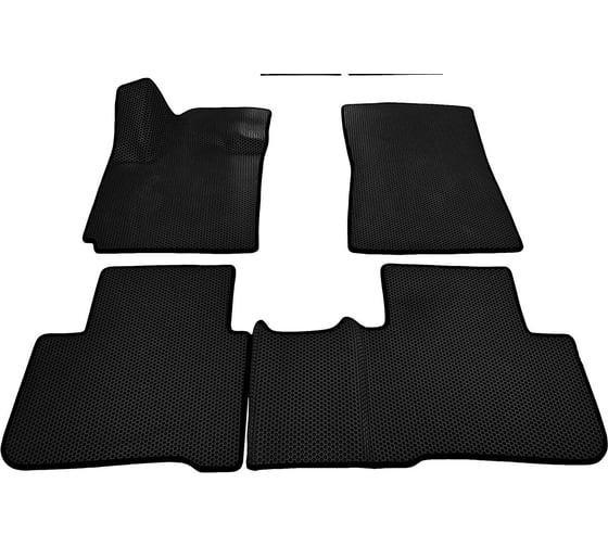 Изображение товара Автомобильные коврики черные ООО ПКФ Сварком с черной окантовкой EVA в салон комплект 5 шт. Changan CS55 PLUS I (2019- 2024) р23052