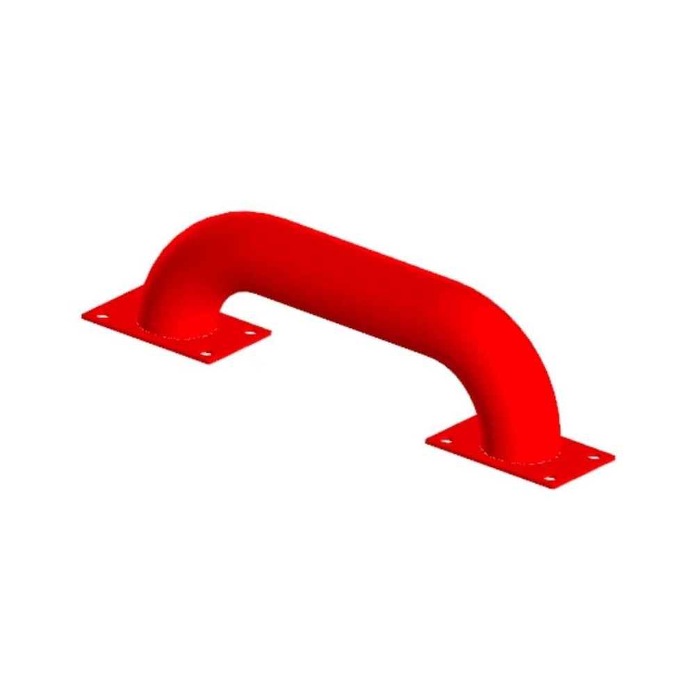 Изображение товара Защита бордюра Parallax колеоотбойник тип 1 500 мм красный