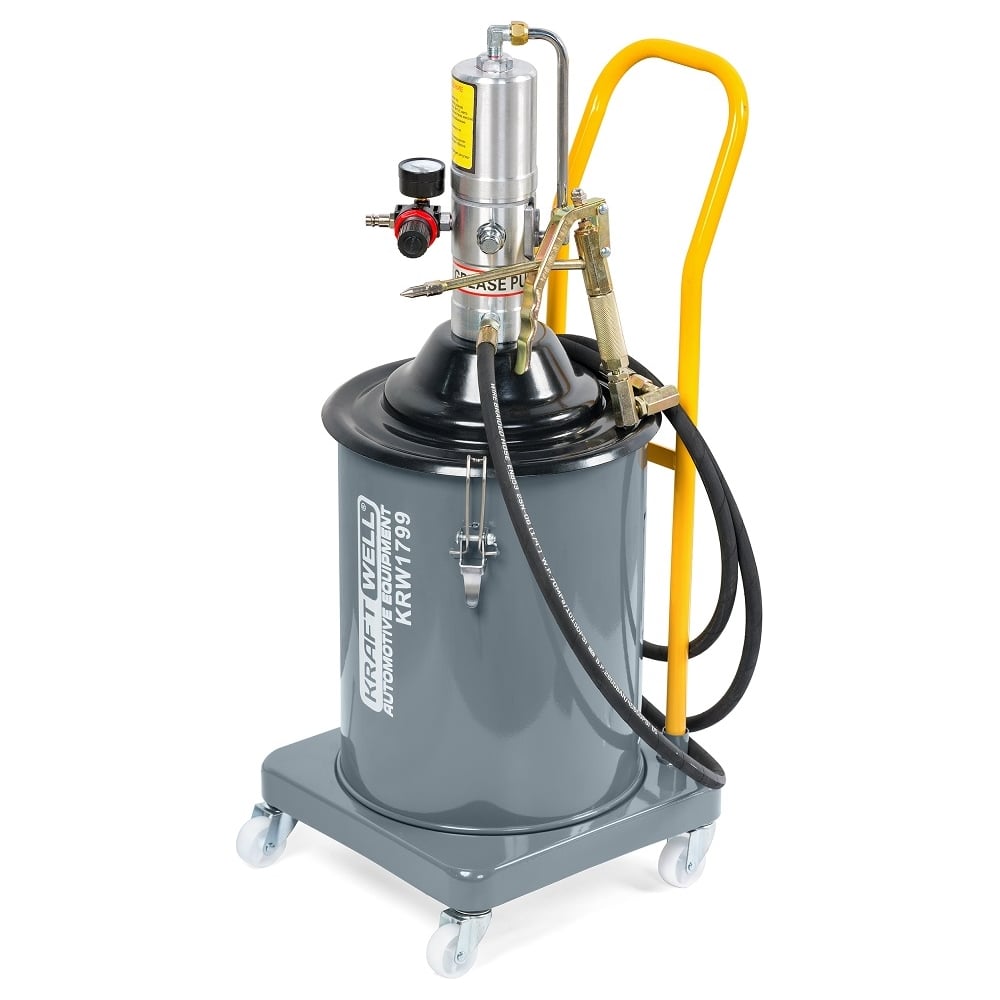 Изображение товара Нагнетатель солидола с пневмоприводом KraftWell 20 литров KRW1799.PN