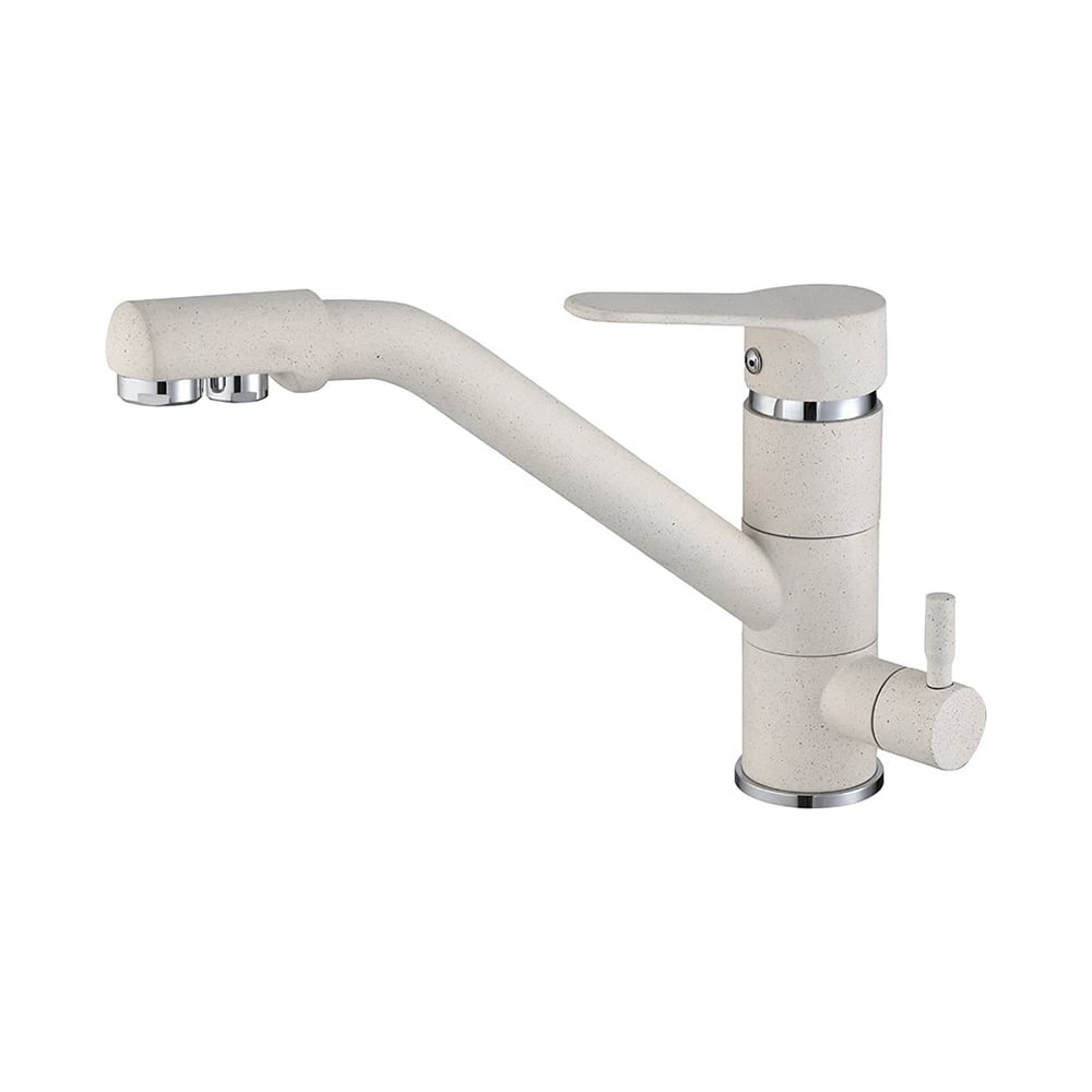 Изображение товара Смеситель для кухни под фильтр ViEiR V15001-F1 однорычажный латунь молочный белый