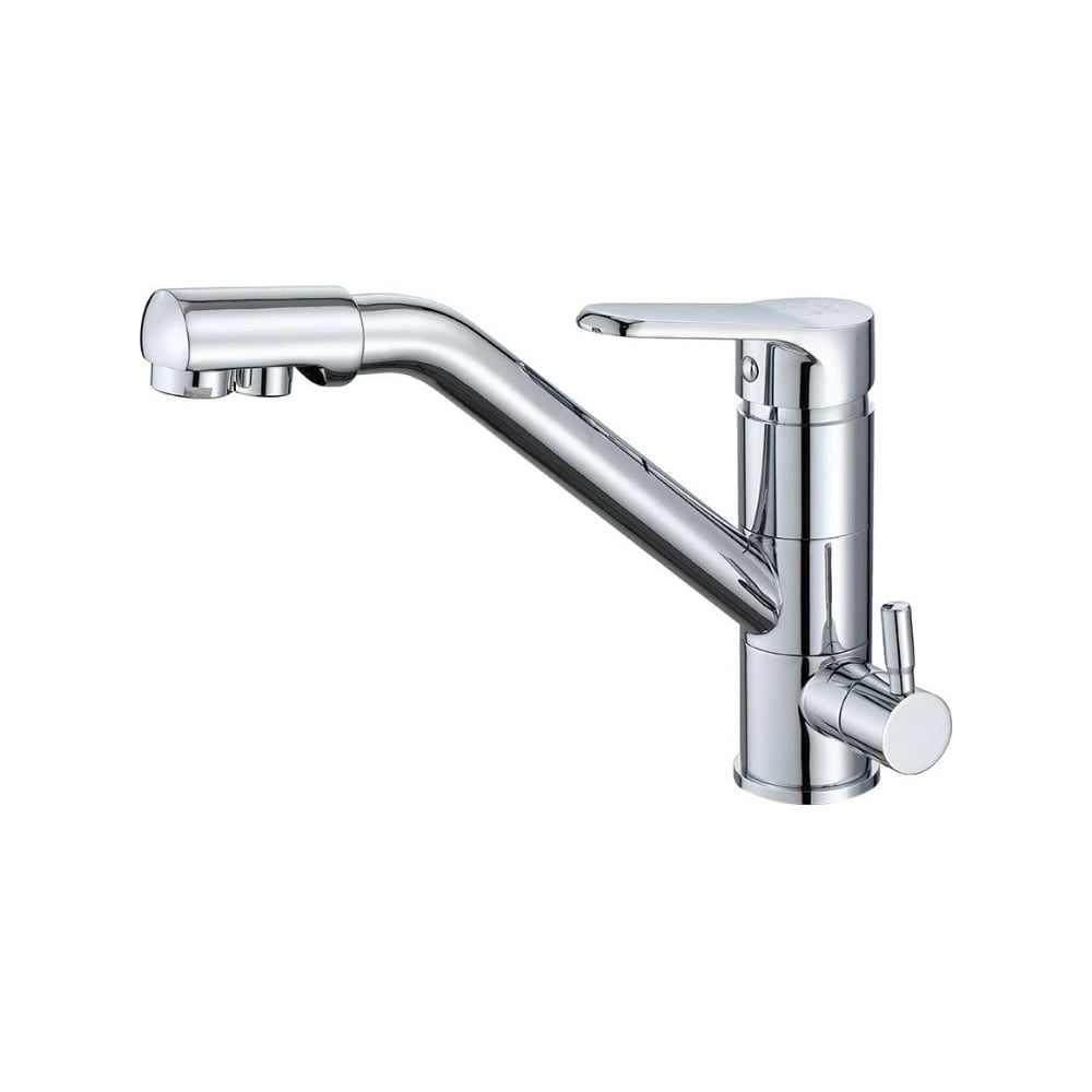 Изображение товара Смеситель для кухни под фильтр ViEiR V15001 низкий однорычажный хром латунь