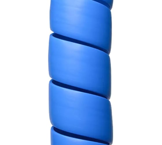 Изображение товара Спиральная пластиковая защита PARLMU SG-32-F14-k-10 полипропилен, размер 32, плоская поверхность, цвет голубой, длина 10 м PR0400700-10