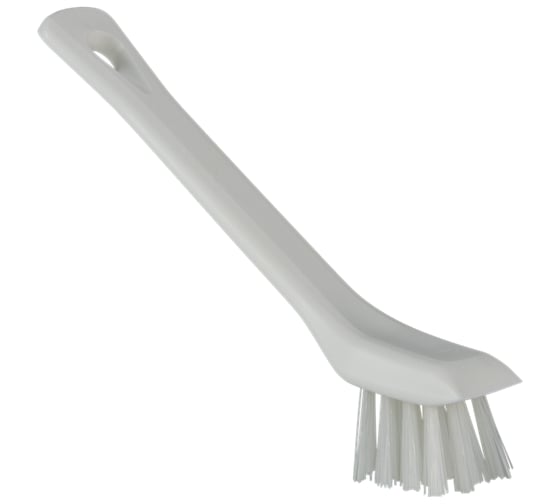 Изображение товара Щетка для чистки деталей с краем-скребком Vikan 150 мм, жесткий, белый цвет 39515