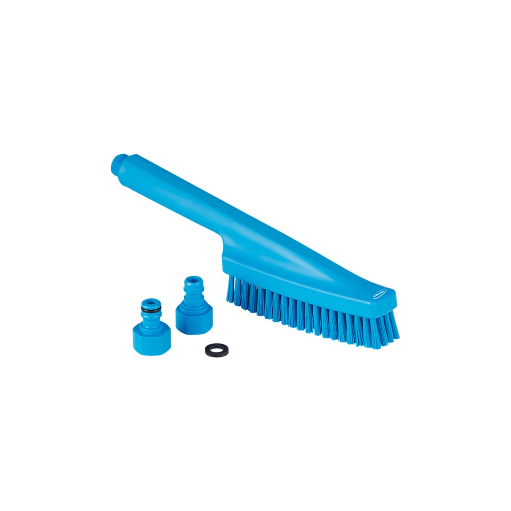 Изображение товара Профессиональная щетка Vikan с подачей воды 330 мм жесткий синий цвет