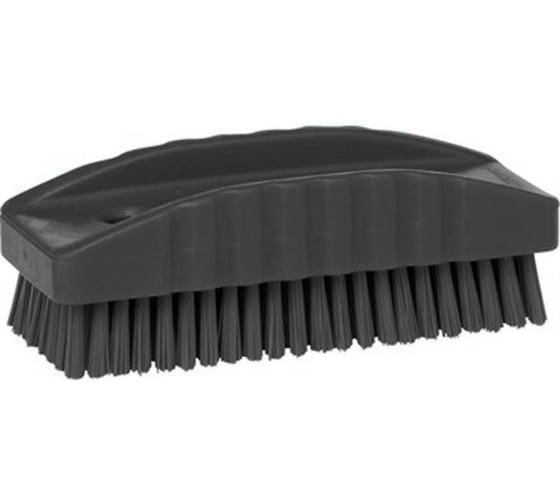 Изображение товара Щетка ручная Vikan S, 130 мм, жёсткий ворс, черный цвет 64409