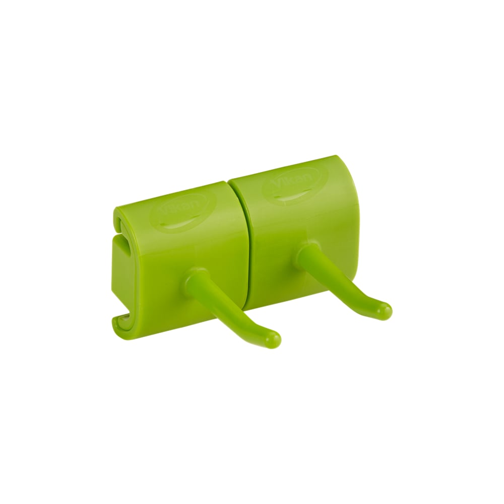 Изображение товара Гигиеничное настенное крепление Vikan двойной крюк лаймовый 83 мм