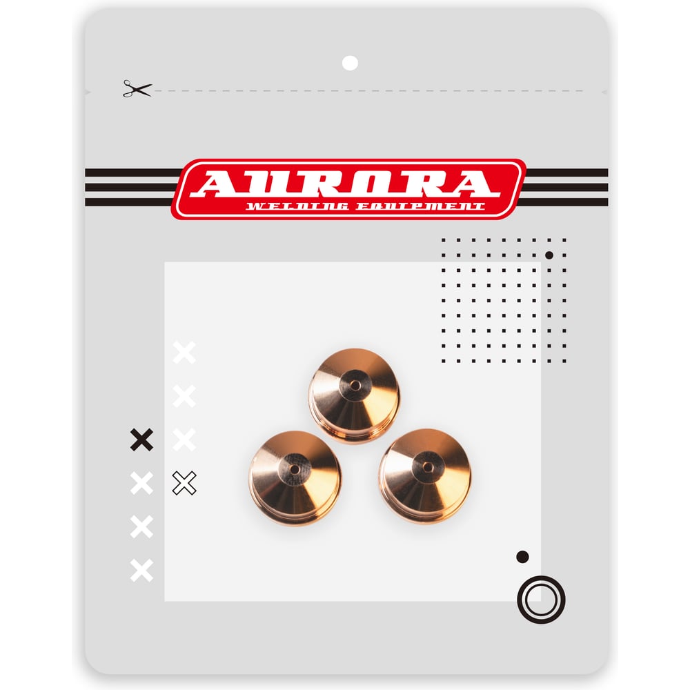 Изображение товара Сопло плазматрона Aurora LT101-141 d 1.9мм 3 шт в упаковке