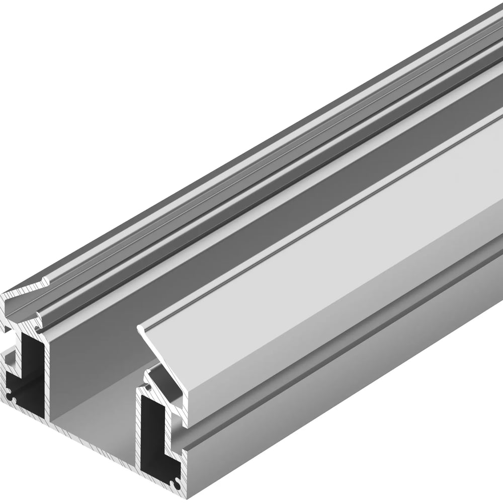 Изображение товара Профиль для натяжных потолков и зеркал Arlight MAG-STRETCH-25-2000 алюминий серебро