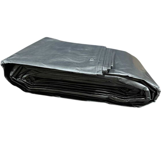 Изображение товара Тент укрывной тарпаулиновый KOMAN 12х20м (240м2), цвет серый, плотность 110 г 110240