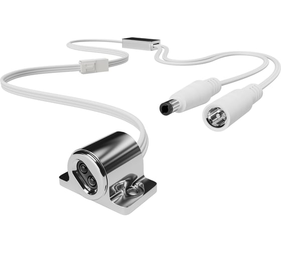 Изображение товара ИК выключатель на препятствие Apeyron 12В/24В, 60вт/120Вт, 5А, коннектор 2.5 x 5.5мм, серебро 04-67