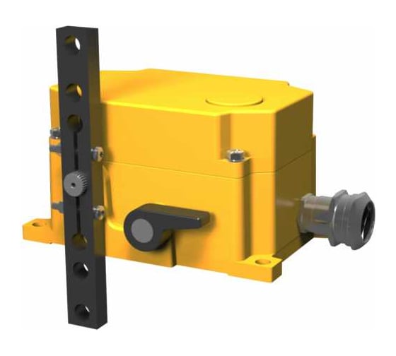 Изображение товара Аварийный тросовый выключатель ТЕКО АТВ-0206 двухсторонний, 2 NO/NC реле, ДРТ -35C...+65C, IP65 (трос 30,50,70,100,160м) 08-00048549