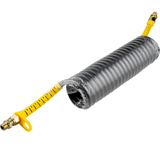 Изображение товара Шланг SKYWAY спиральный прицепной с наружной резьбой М16, 8х12мм, PBC006, 5м S13001133