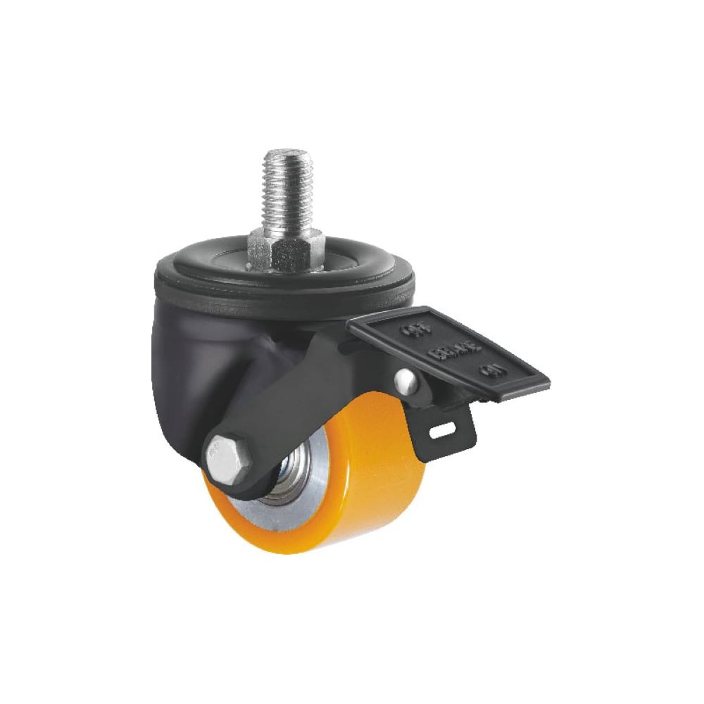 Изображение товара Колесная опора Inford с тормозом М16х30 промышленная усиленная