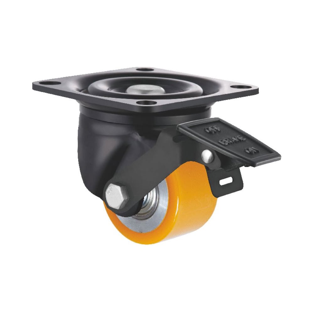 Изображение товара Поворотная промышленная колесная опора Inford J38 VABM 075 SB2 с тормозом