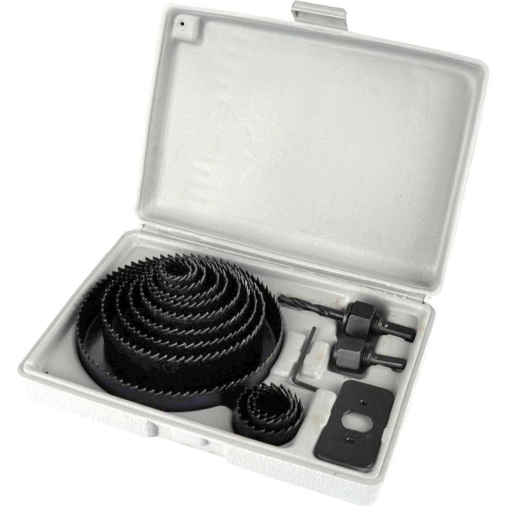 Изображение товара Набор пил кольцевых СИЛАЧ 18 предметов диаметр 19-127 мм кейс