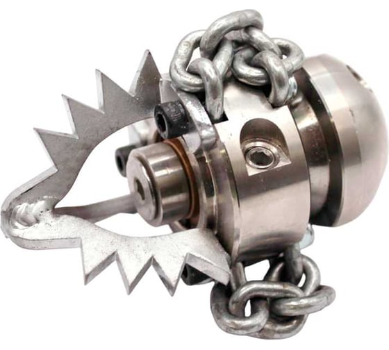 Изображение товара Насадка каналопромывочная REDLI роторная цепная с корнерезом (G1/2, от 40л/мин, от 150бар, для труб 100-300мм) 0140.40150