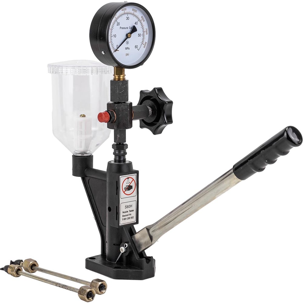 Изображение товара Стенд для проверки дизельных форсунок с манометром и адаптерами FORSTIME FT-905G13
