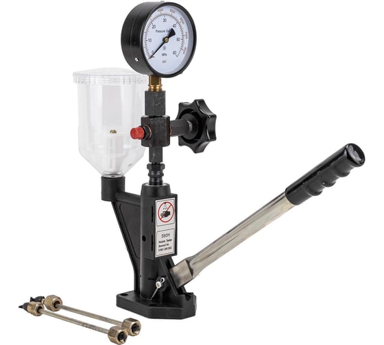 Изображение товара Стенд для проверки дизельных форсунок EVERFORCE с манометром и резьбовыми адаптерами-переходниками EF-905G13 (63588)