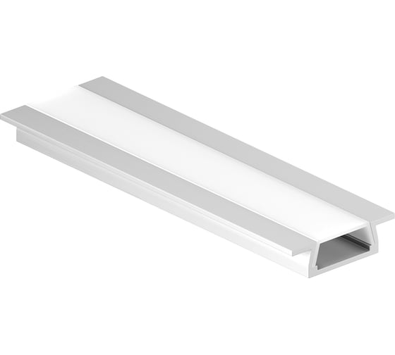 Изображение товара Алюминиевый профиль для светодиодной ленты врезной Geniled 2 метра 3шт белый 12130_ch_3