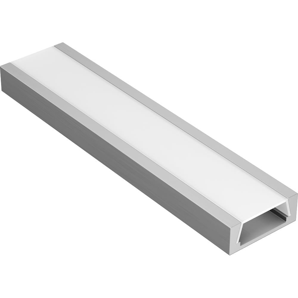 Изображение товара Алюминиевый профиль для светодиодной ленты серебро накладной Geniled 2 метра 5шт 12131_ch_5