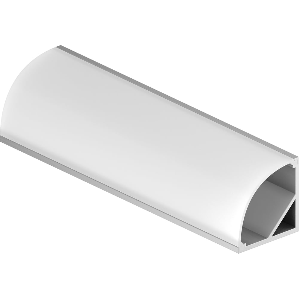 Изображение товара Алюминиевый профиль для светодиодной ленты угловой Geniled 2 метра 3шт белый