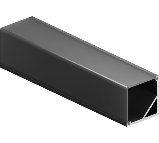 Изображение товара Алюминиевый профиль для светодиодной ленты угловой 16х16 Geniled 2 метра 4шт черный 12345b_ch_4