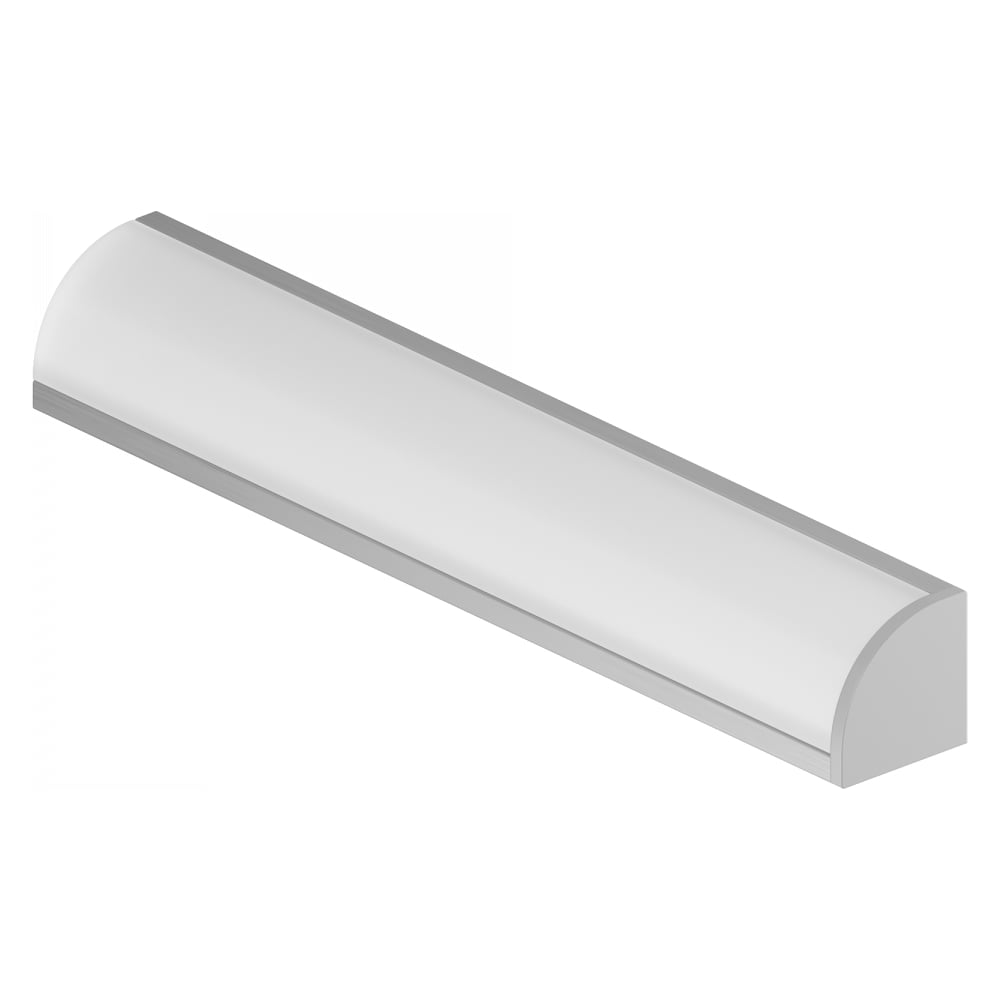 Изображение товара Комплект профиля для светодиодной ленты Geniled угловой 10x10x2000 М12 белый