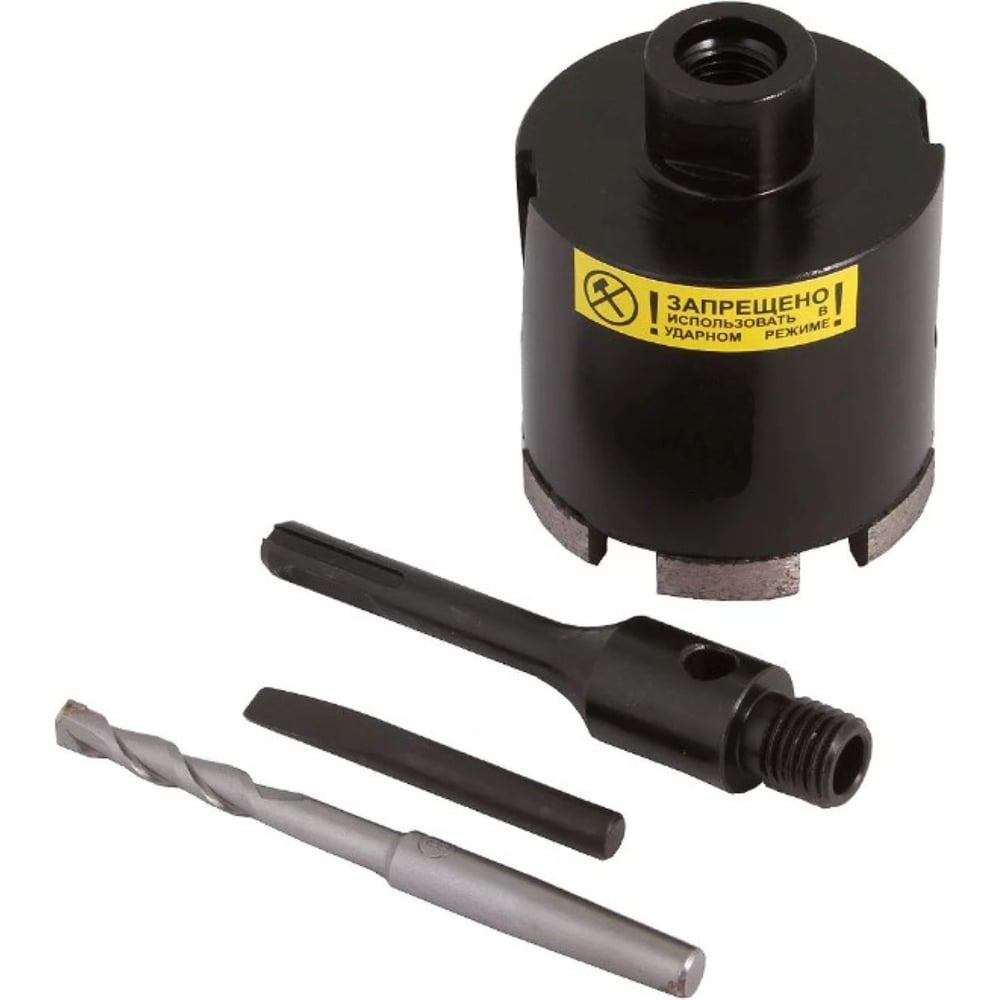 Изображение товара Коронка по бетону алмазная SKOLE K5 68 мм 5 резцов для мокрого реза