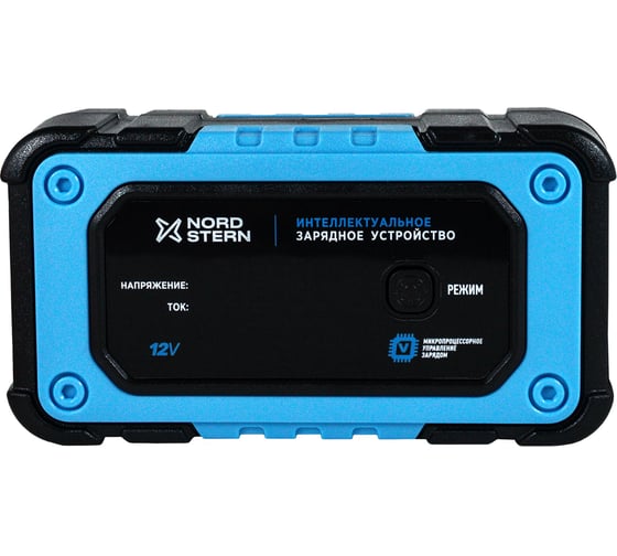 Изображение товара Зарядное устройство для аккумуляторных батарей Nord Stern 12V 7A AGM GEL WET LiFePO4 Интеллектуальное NS-BC1207E