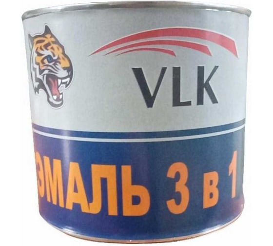Изображение товара Эмаль 3в1 Volakom RAL 6029 Мятно-зеленый, полуглянцевая, 2кг, 756785