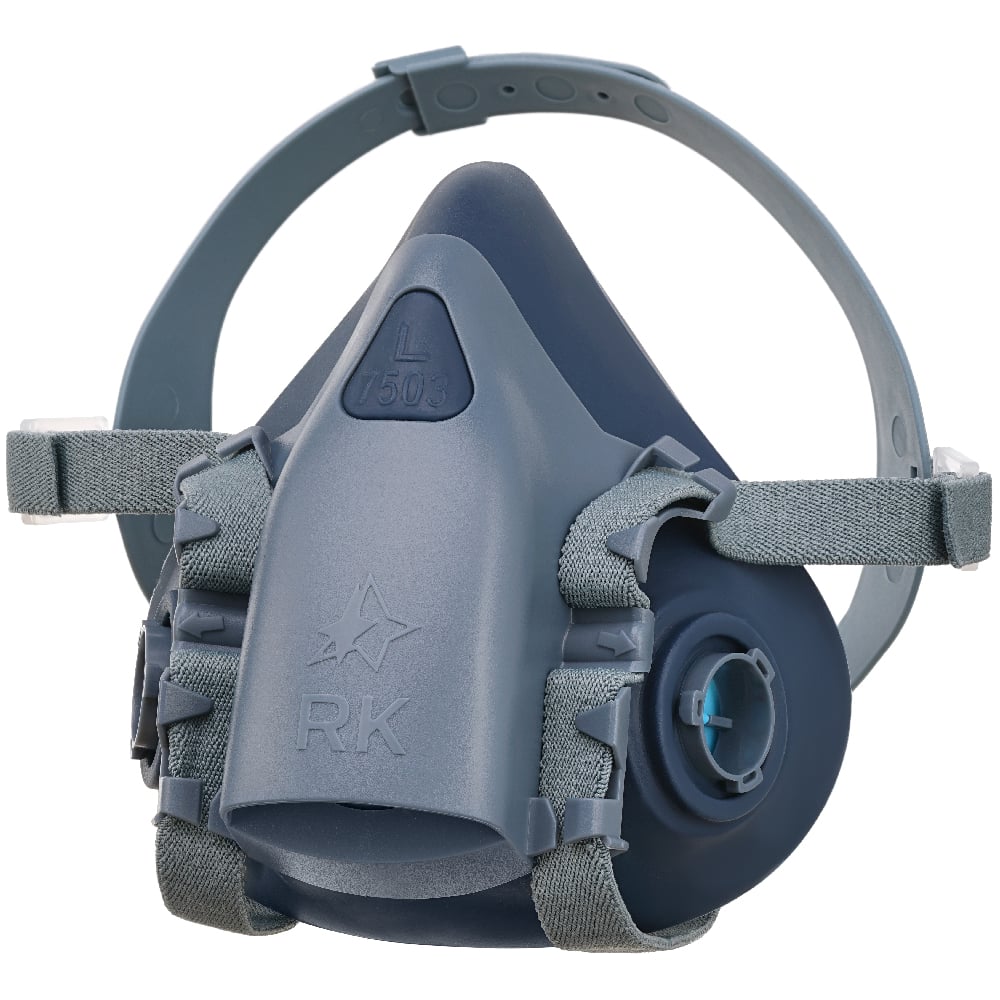 Изображение товара Полумаска респираторный комплекс RK 7503 FFP3 многоразовая силиконовая для защиты от аэрозолей газо