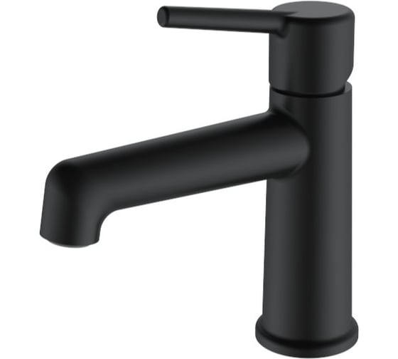 Изображение товара Смеситель для раковины ViEiR однорычажный латунь черный керамический картридж для умывальника V103512-C