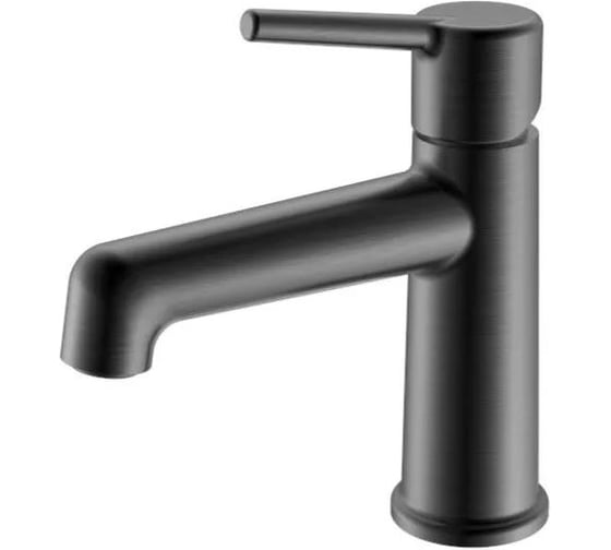 Изображение товара Смеситель для раковины ViEiR однорычажный латунь графит керамический картридж для умывальника V103512-G