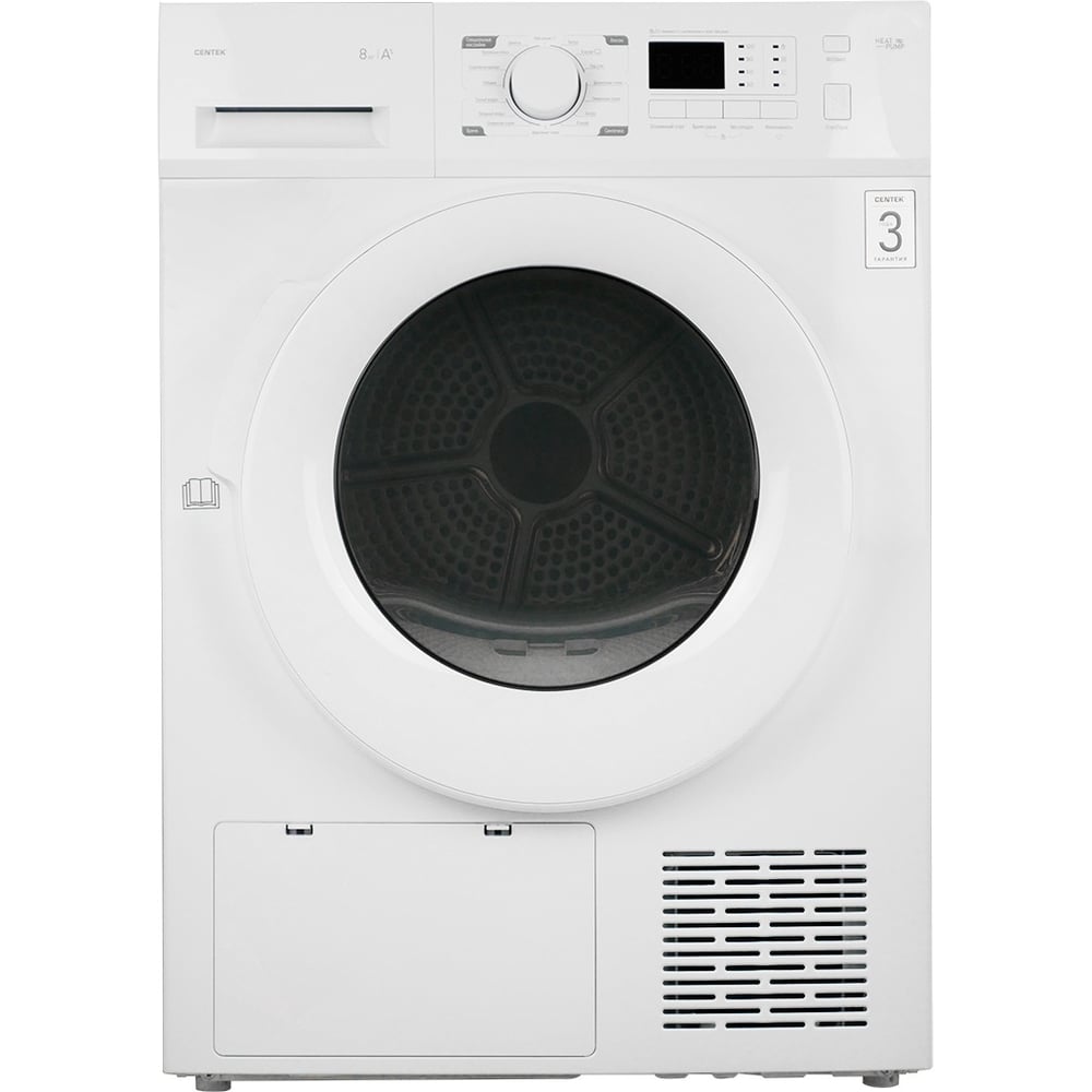 Изображение товара Сушильная машина Centek CT-1990 8 кг тепловой насос 16 программ A++