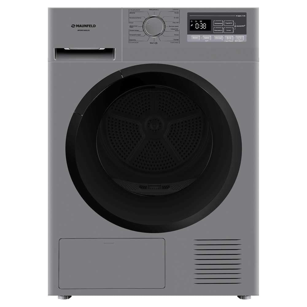 Изображение товара Сушильная машина с тепловым насосом MAUNFELD MFDM168SL02 8 кг 16 программ