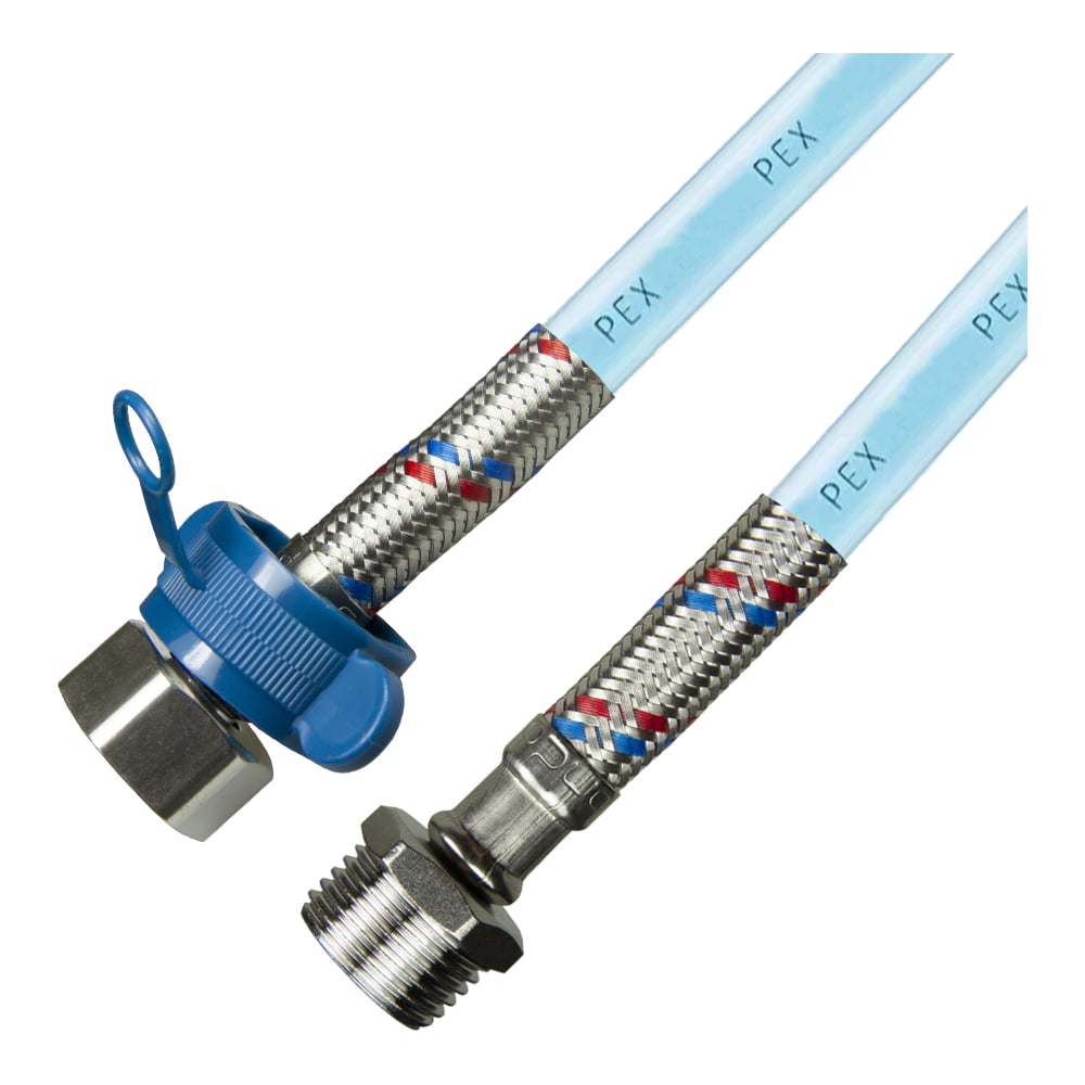 Изображение товара Подводка для воды ONDO PEX-сталь 1/2 г/ш 60 см PEXOWFHM060