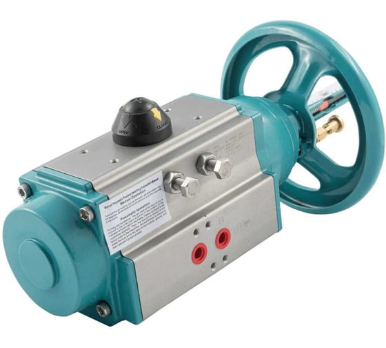 Изображение товара Привод пневматический двухсторонний NEWKEY AT 75D с ручным дублером NK-PPDW75